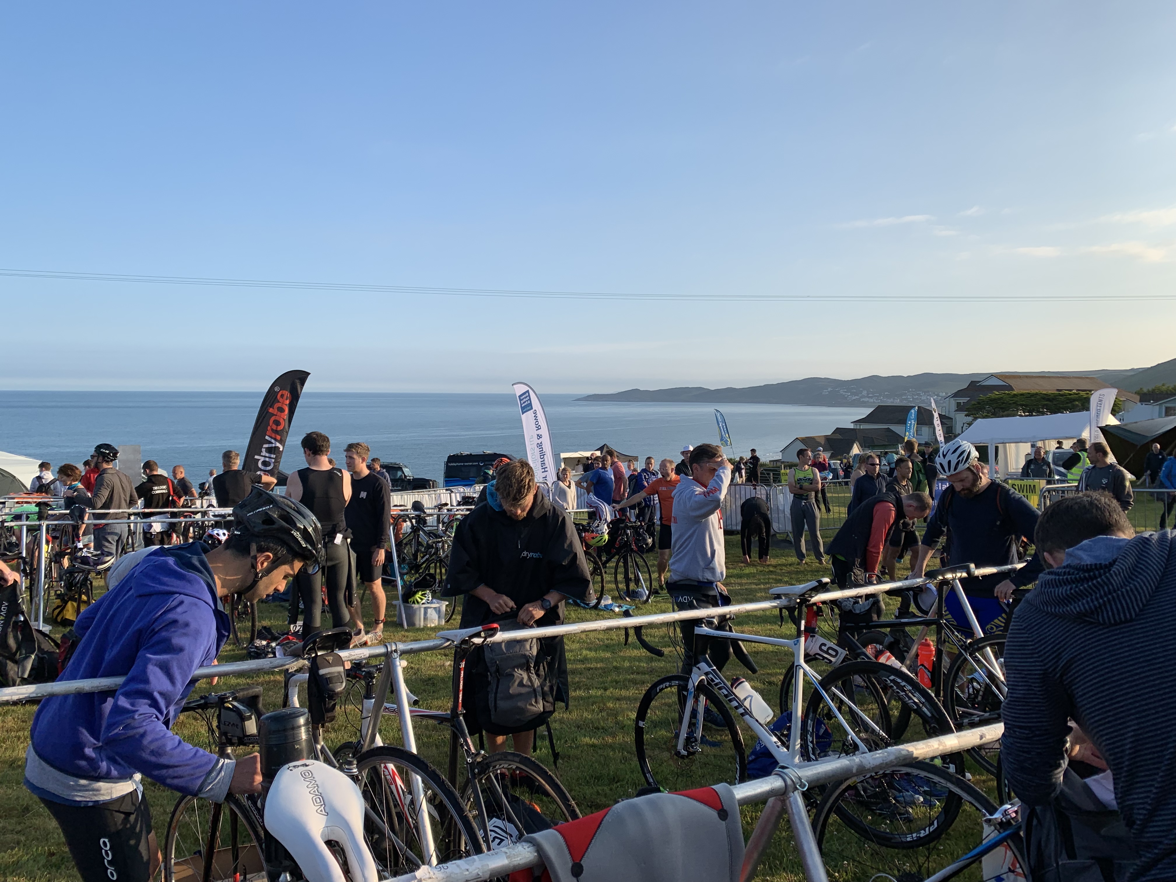 Croyde Ocean Triathlon Transition Area