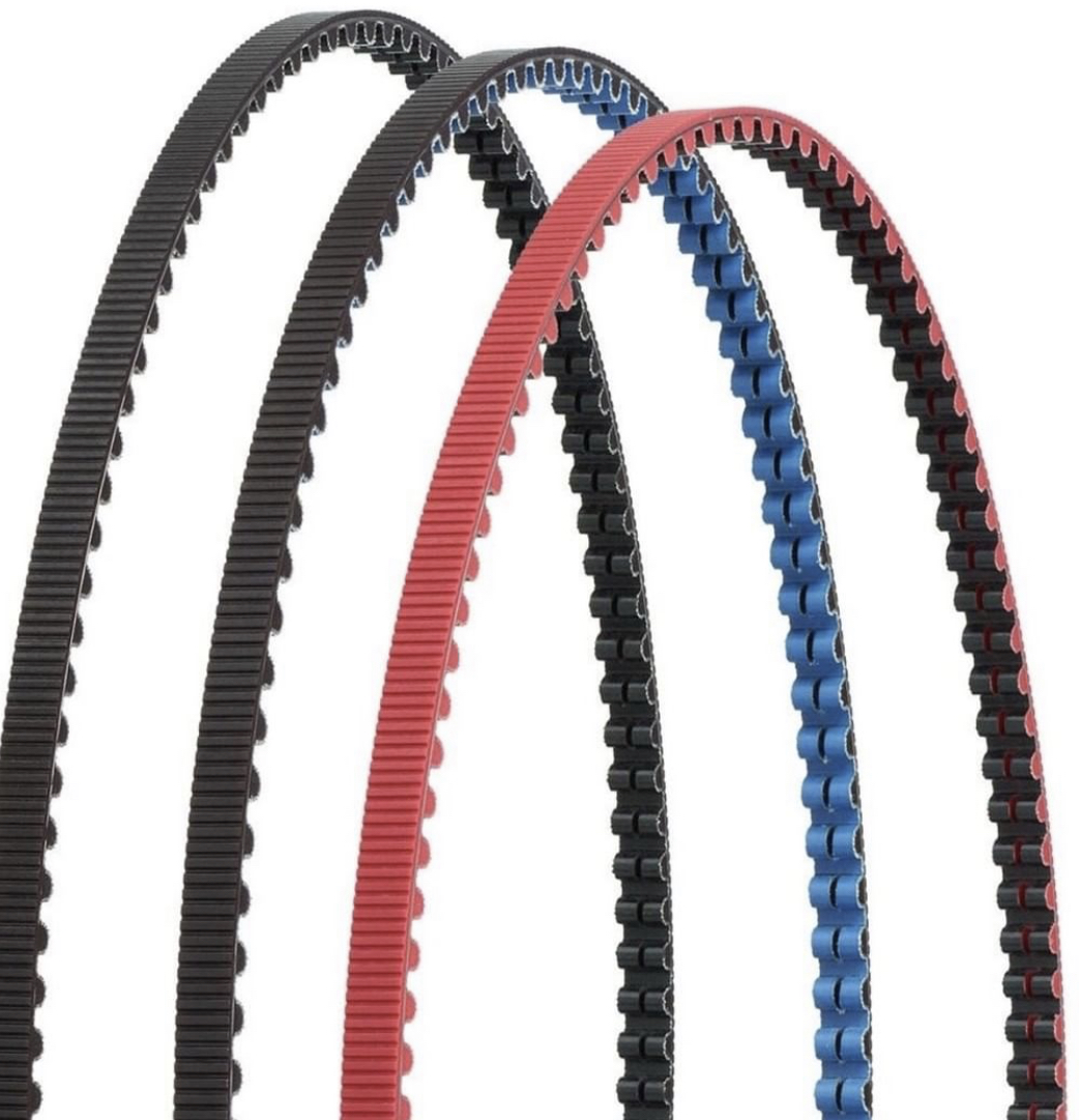 Coloured gates carbon belt drives