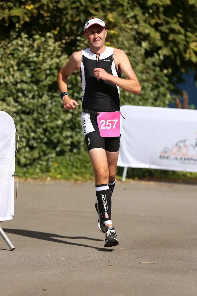 Running in the 2019 Reading Triathlon