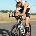 Cycling on the 2019 Reading Olympic Triathlon