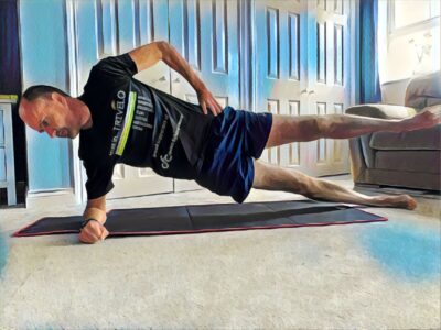 Side Plank Leg raises Core triathlete Workout