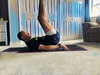 Leg lifts core workout