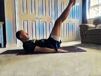 Leg Raises Core workout for triathletes