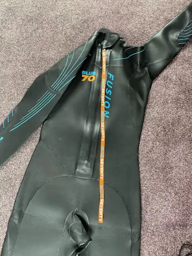 blue seventy fusion wetsuit back
