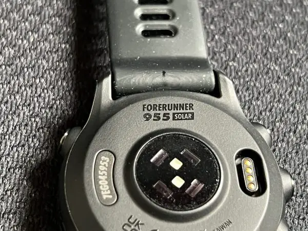 Garmin Forerunner 955 Solar watch back