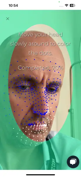 TheMagic5 Swim goggles facial scan